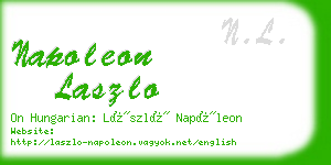 napoleon laszlo business card